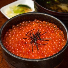 Salmon roe rice bowl