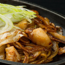 Yakisoba noodles with sauce Yakisoba noodles with sauce