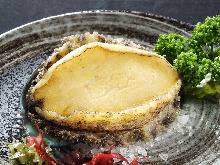 Grilled abalone