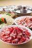 All-you-can-eat "Shabu-shabu" course with 3 selections