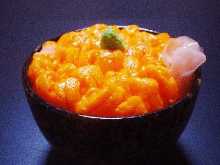 Sea urchin rice bowl