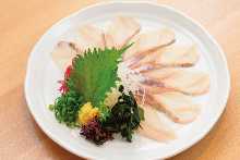 Atka mackerel sashimi