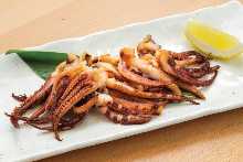 Ginger-fried squid arms