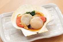 Grilled scallop