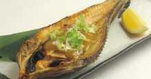 Miso-grilled sailfin poacher