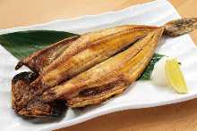 Grilled atka mackerel