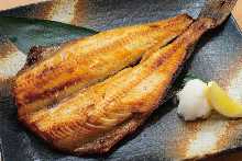 Grilled atka mackerel