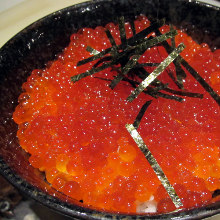 Salmon roe rice bowl