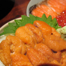 Sea urchin rice bowl