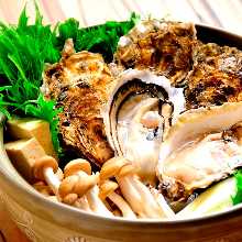 Oyster hotpot