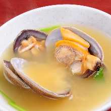 Manila clams miso soup