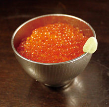 Salmon roe rice bowl