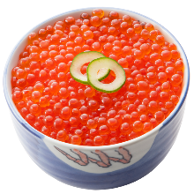 Salmon roe rice bowl