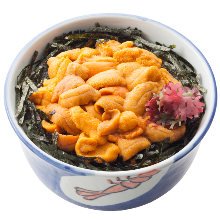 Sea urchin rice bowl