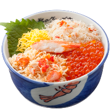 Seafood rice bowl