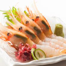 Botan shrimp sashimi