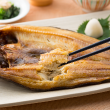 Grilled atka mackerel