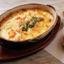 Crab gratin