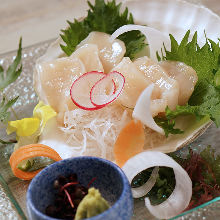 Scallop sashimi