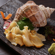 Whelk sashimi