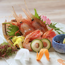 Botan shrimp sashimi