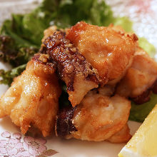 Fried octopus