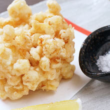 Mixed tempura of corn