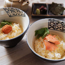 Shake chazuke(salmon and rice with tea)