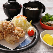 Fried chicken set meal