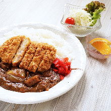 Pork cutlet curry