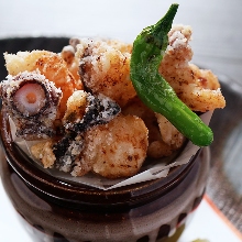 Fried octopus