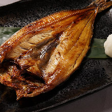 Grilled atka mackerel