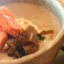 Shake chazuke(salmon and rice with tea)