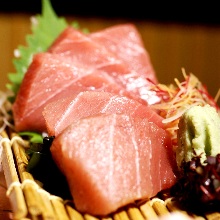 Fatty bluefin tuna sashimi