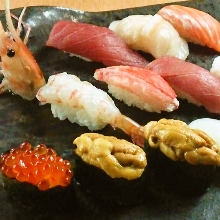 Assorted nigiri sushi