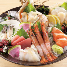 Assorted sashimi, 7 kinds