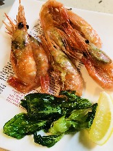 Fried prawns