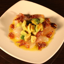 Sea bream carpaccio