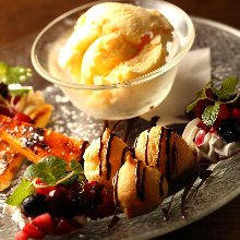 Assorted desserts