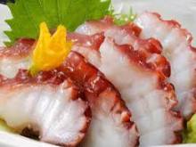 Octopus sashimi