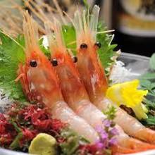 Botan shrimp sashimi