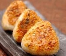 Grilled rice ball
