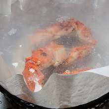 Boiled crab