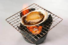 Grilled abalone