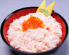 Special crab donburi