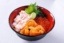 Tricolor rice bowl