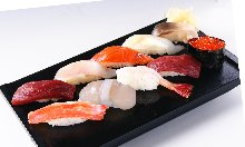 Assorted nigiri sushi, 10 kinds