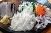 Squid sashimi Squid sashimi