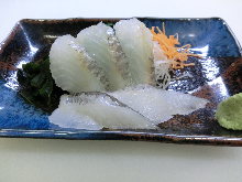 Rockfish sashimi Rockfish sashimi
