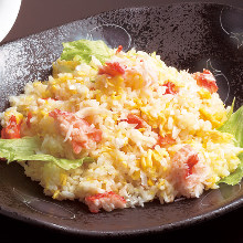 Fried rice with crab